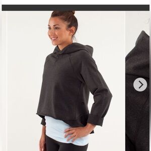 Lululemon Athletica Pull Me Over Hoodie Charcoal Women’s Medium